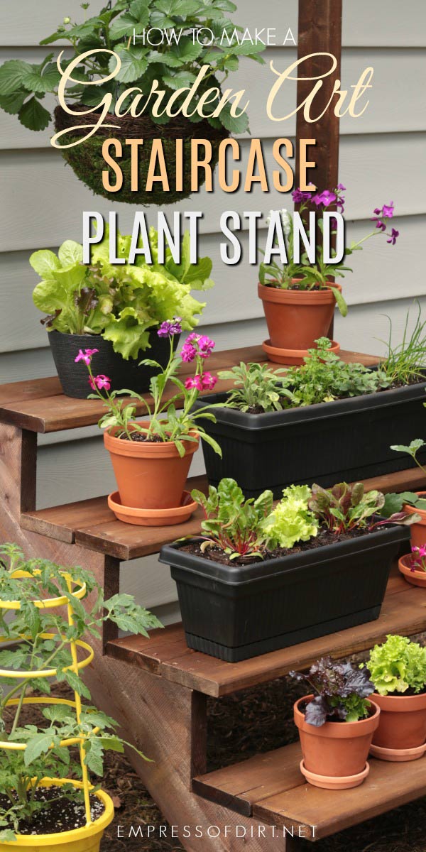 How to Build a Simple Staircase Plant Stand Empress of Dirt