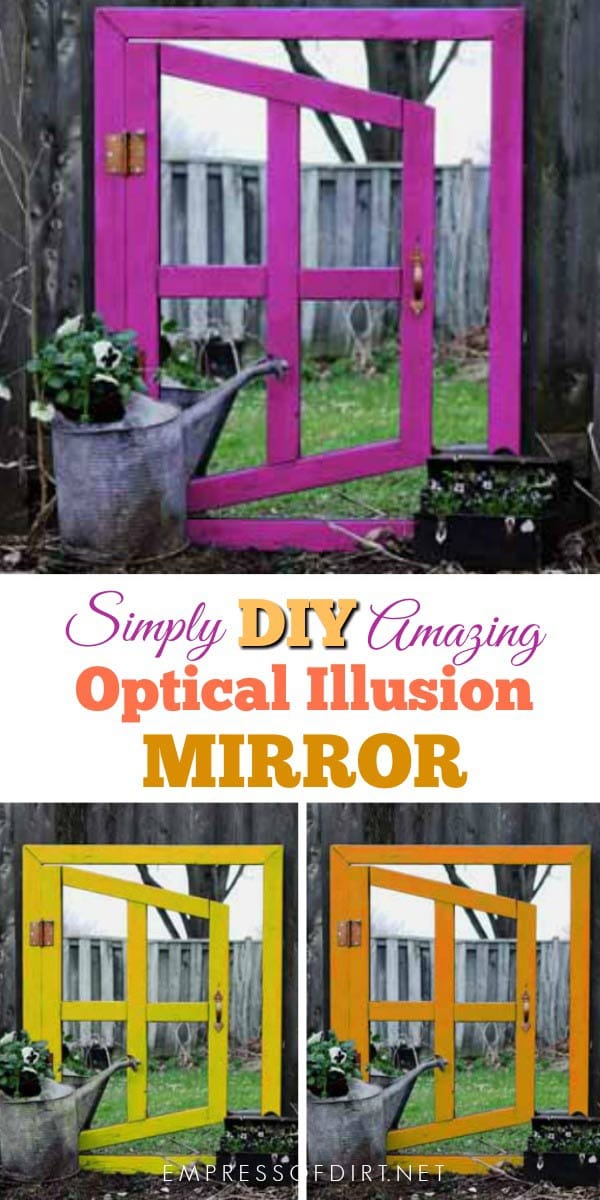 diy optical illusion mirror