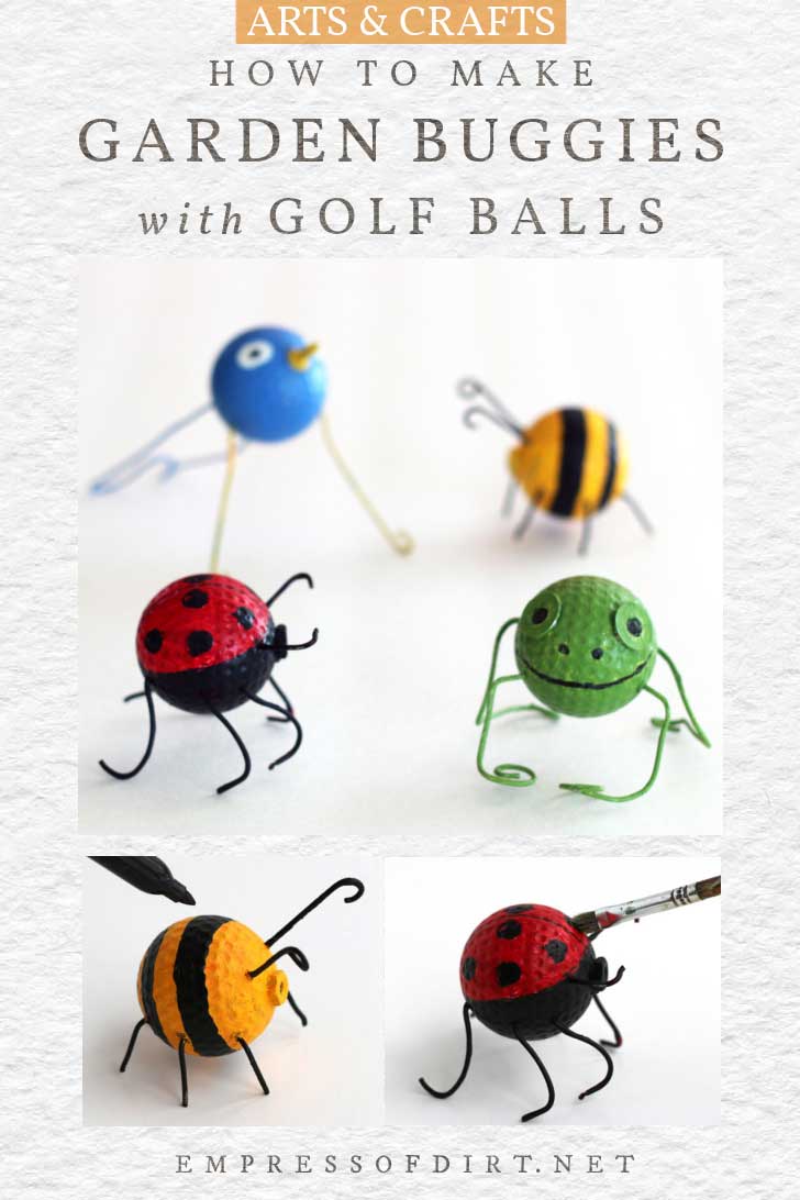 Golf Ball Crafts Ladybugs, Bees, Frogs, & Birds — Empress of Dirt