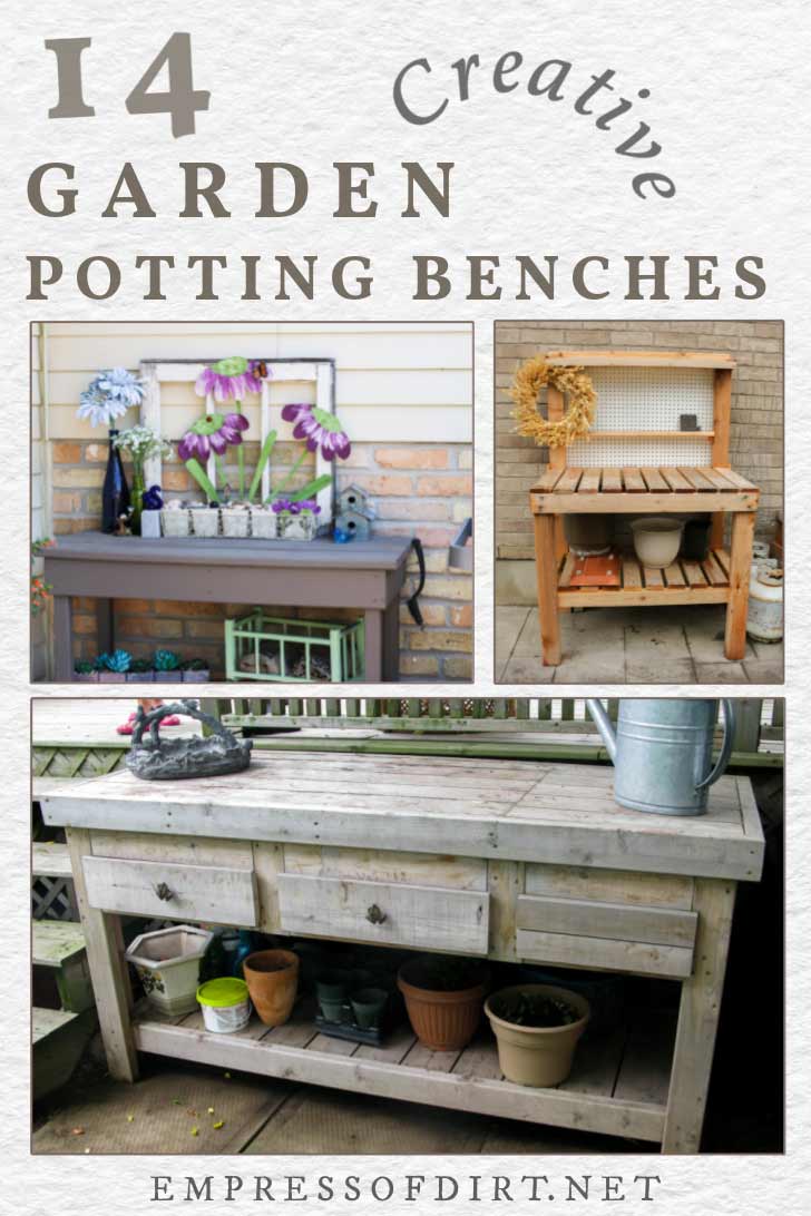 14 Creative and Functional Potting Bench Ideas