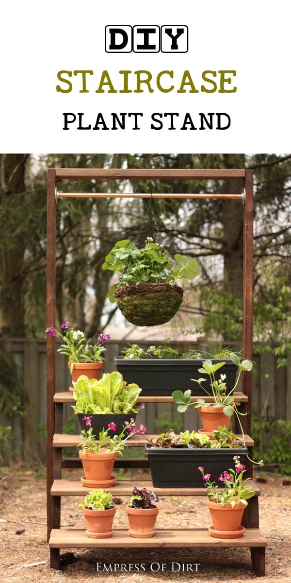 DIY Staircase Plant Stand - Empress of Dirt DIY Staircase Plant Stand - Empress of Dirt on Hanging Plant Stand Ideas
id=83817