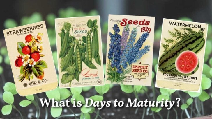 Vintage seed packets