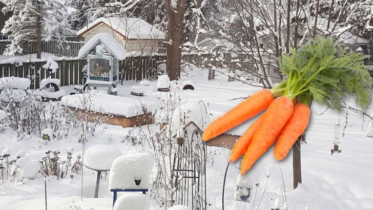 Carrots and a winter garden.