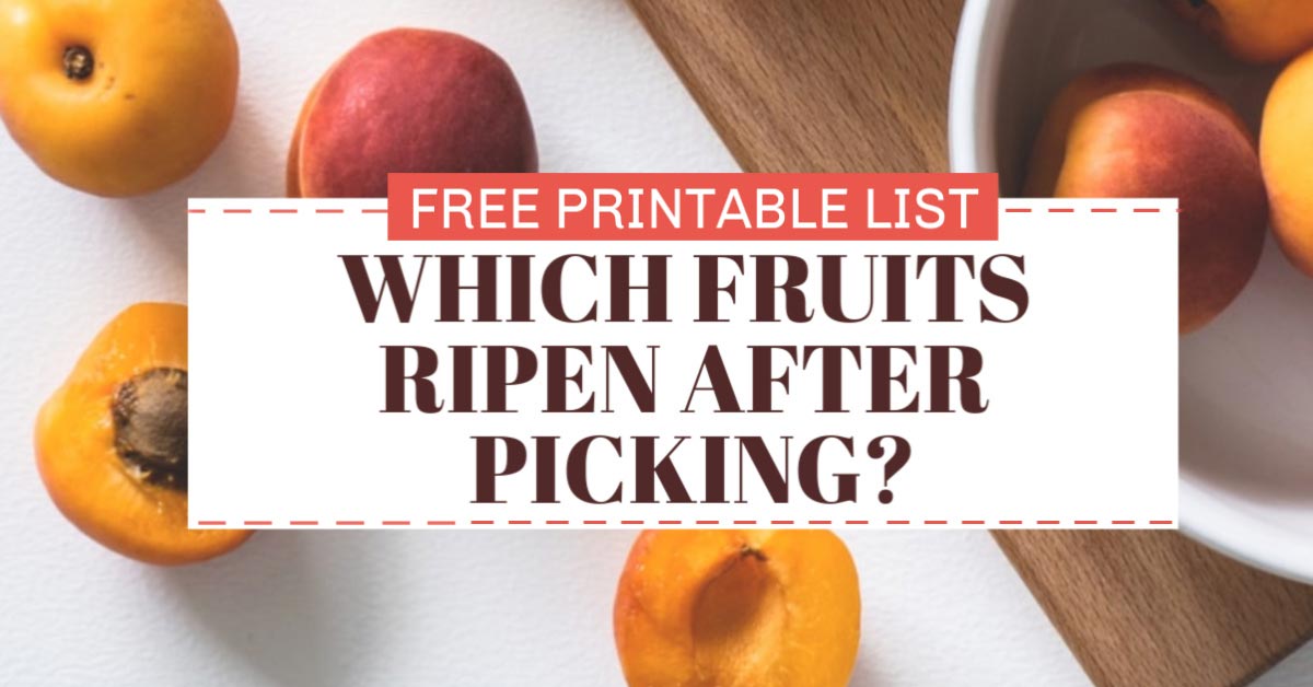 25 Fruits That Ripen After Picking (and Those That Don't) Empress of Dirt