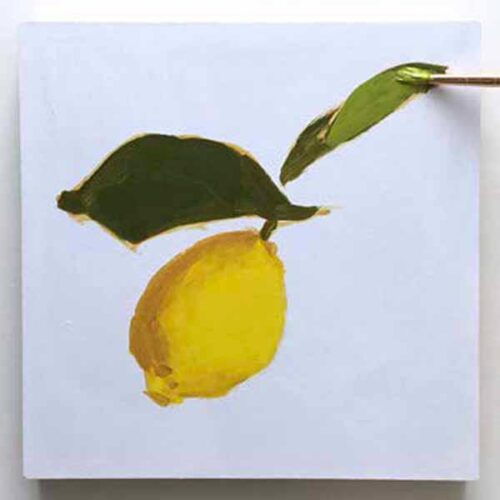 Paint a Lemon (Beginner Tutorial Using Acrylics) — Empress of Dirt