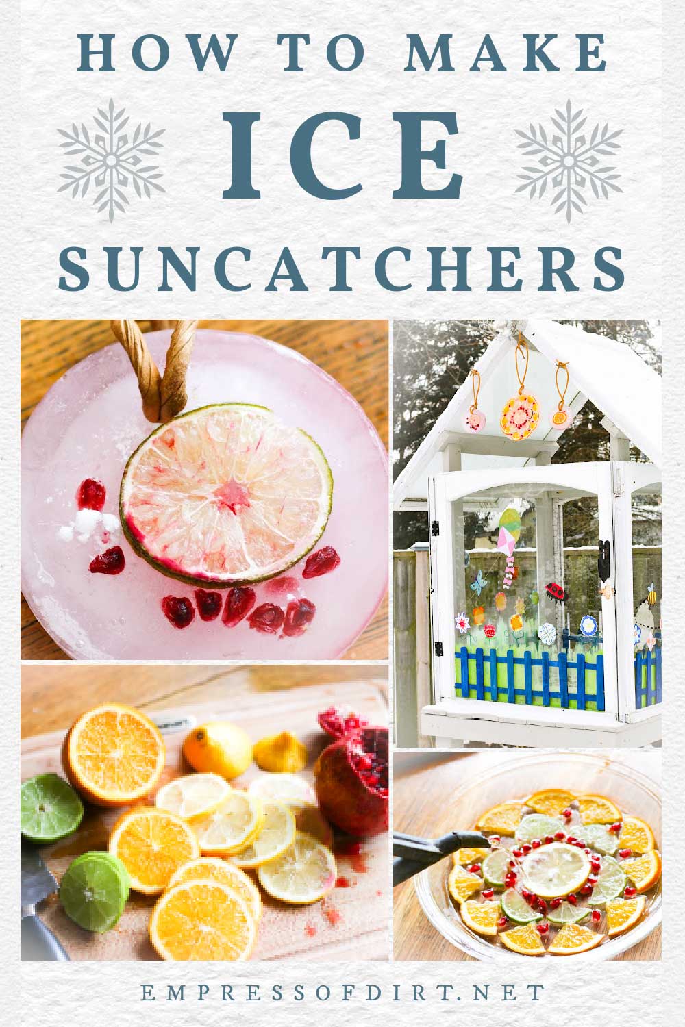 How To Make Ice Suncatchers (Easy Winter Craft)