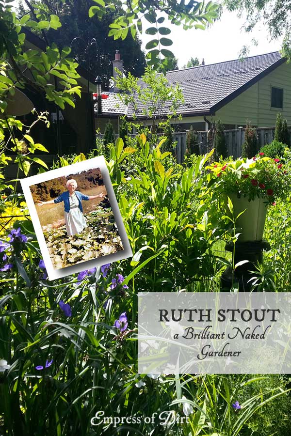 Ruth Stout - a brilliant gardener, far ahead of her time. Ruth Stout - a brilliant gardener, far ahead of her time.