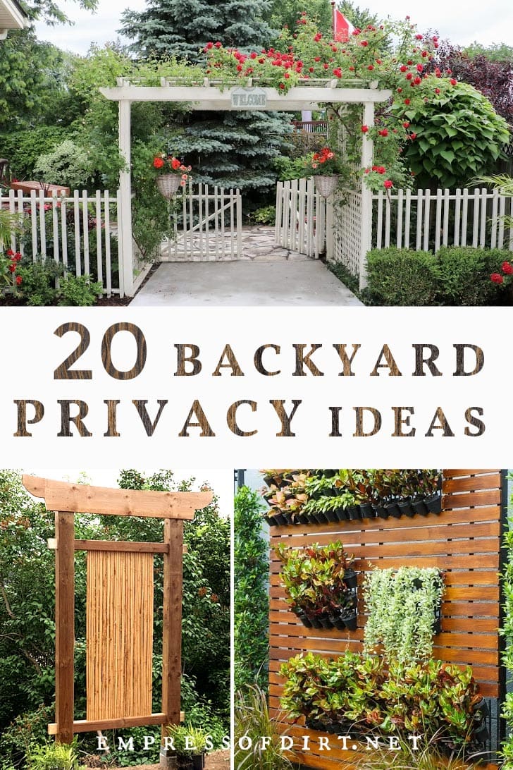The list of 9 Privacy from two story neighbors 1 20 Ideas for Better Backyard Privacy