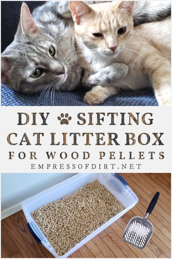 DIY Sifting Cat Litter Box Using LowCost Pine Pellets