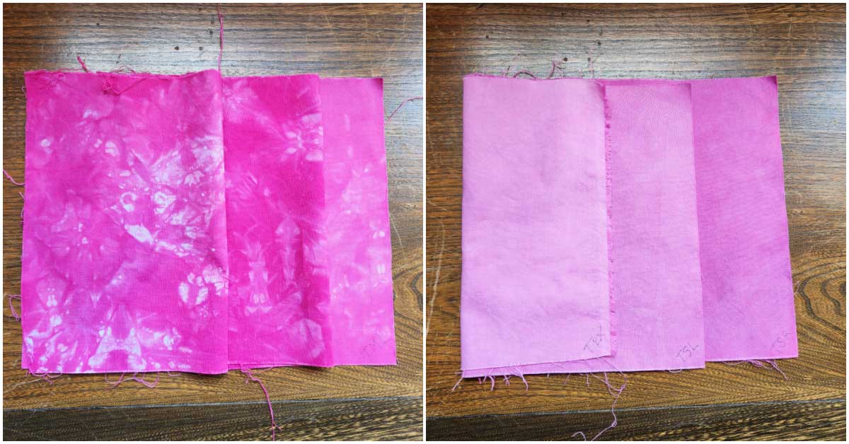 Examples of spots and solid fabrics.