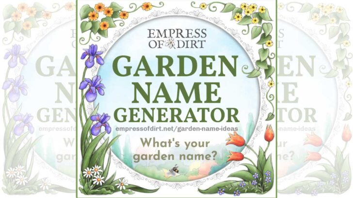 Empress of Dirt Garden Name Generator.