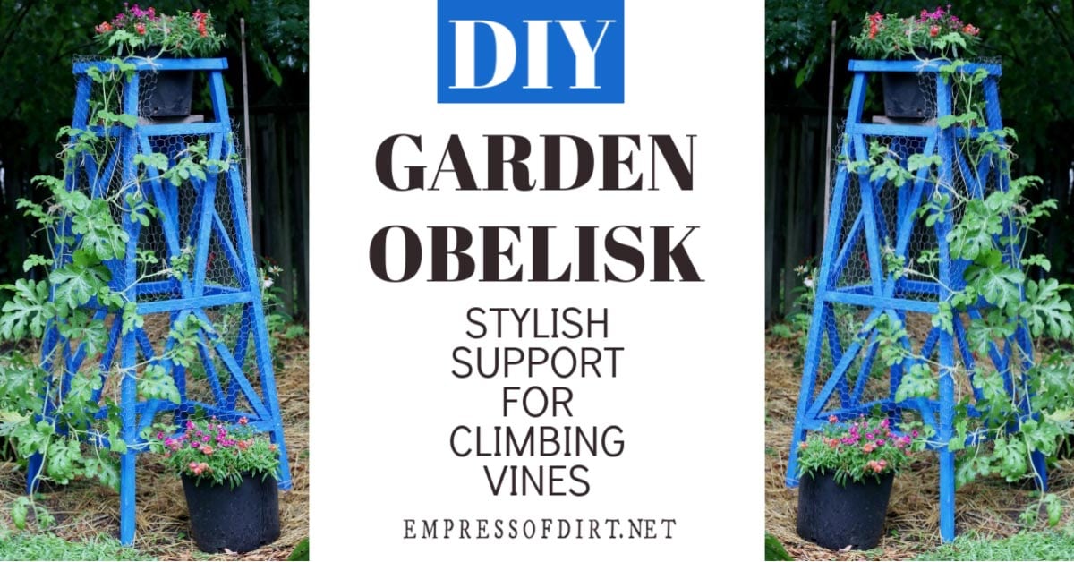 How to Build a Wooden Garden Obelisk (StepbyStep Instructions