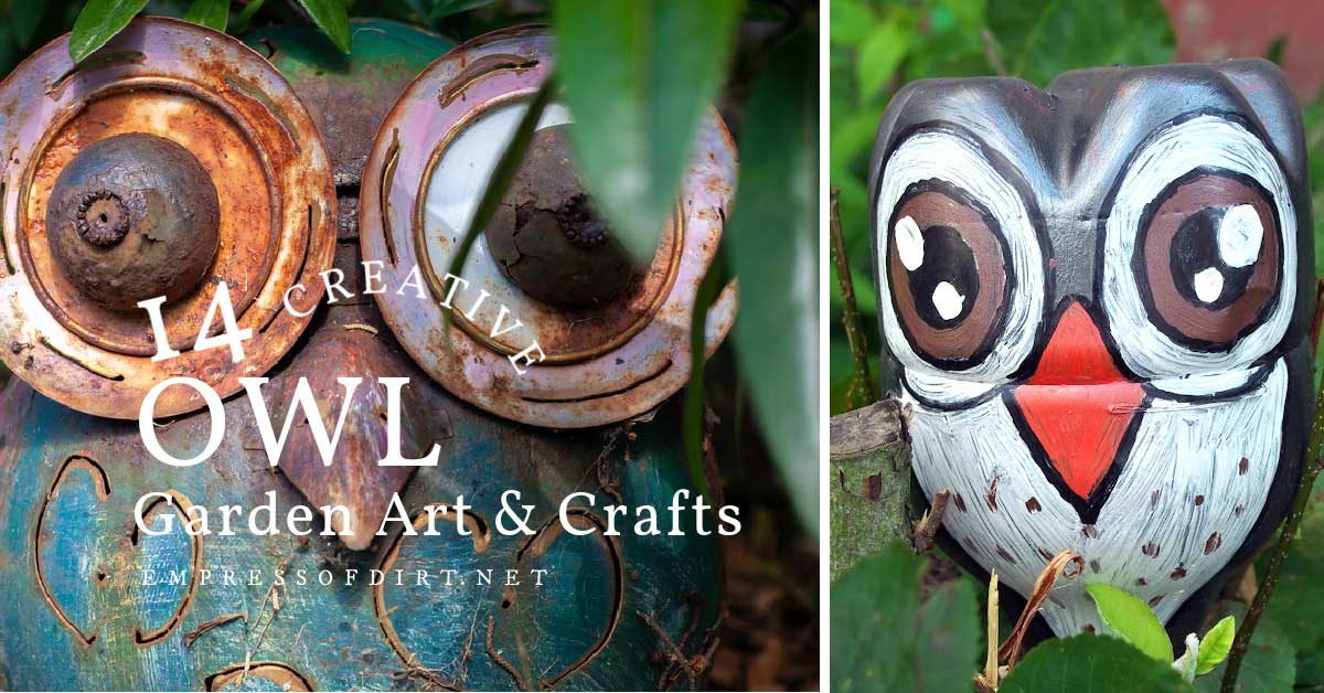 14 OwlInspired Garden Art & Craft Ideas
