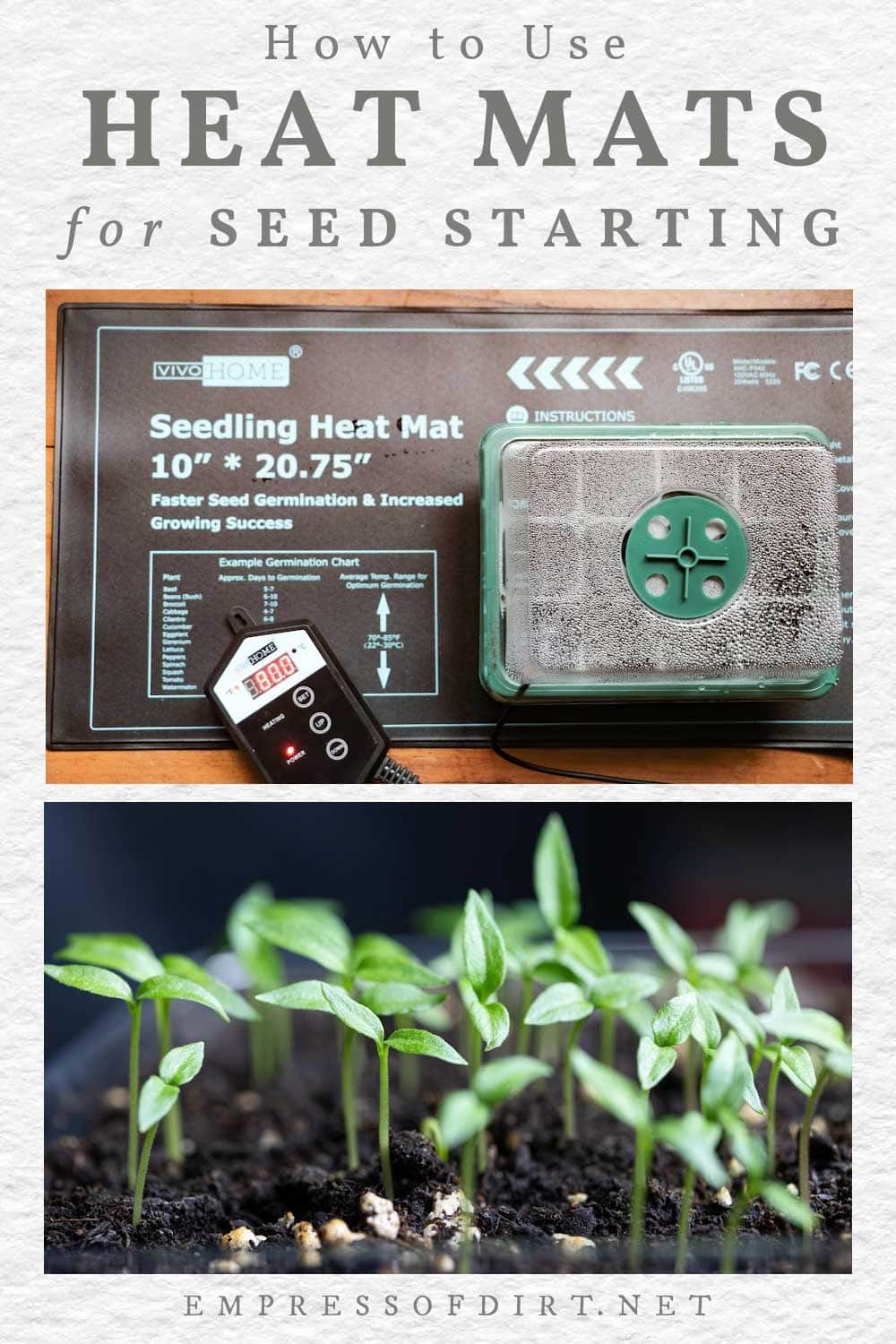Using Heat Mats For Seed Starting (Pros & Cons) — Empress of Dirt