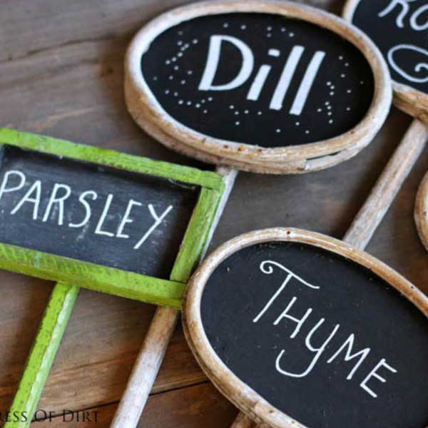 7 Creative Diy Plant Tag Markers Empress Of Dirt - Metal Chalkboard Garden Stakes 7 Creative Diy Plant Tag Markers Empress Of Dirt - Metal Chalkboard Garden Stakes