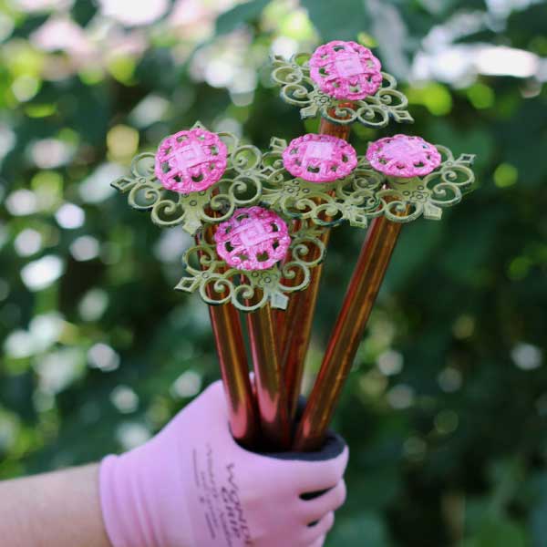 How to Make Garden Art Flower Hose Guards Empress of Dirt